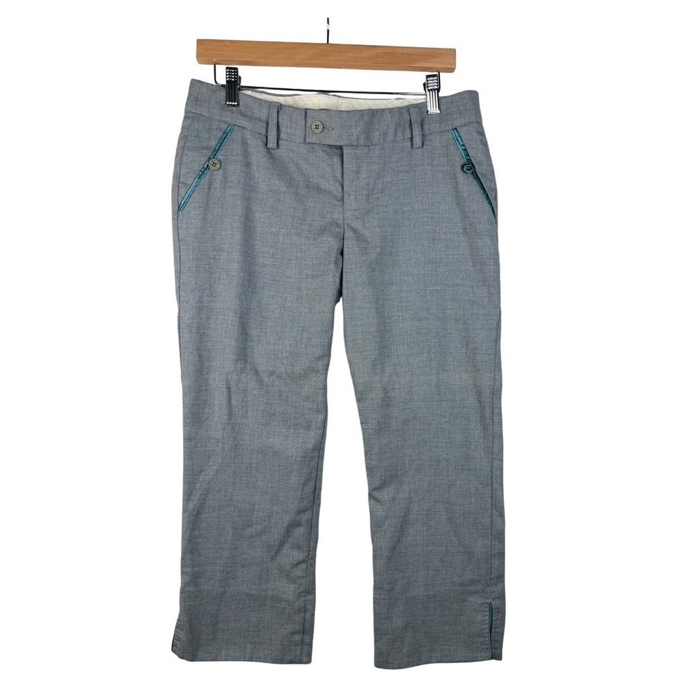 Abercrombie &‎ Fitch Vintage Wool Blend Ankle Length Pants size 6 Gray